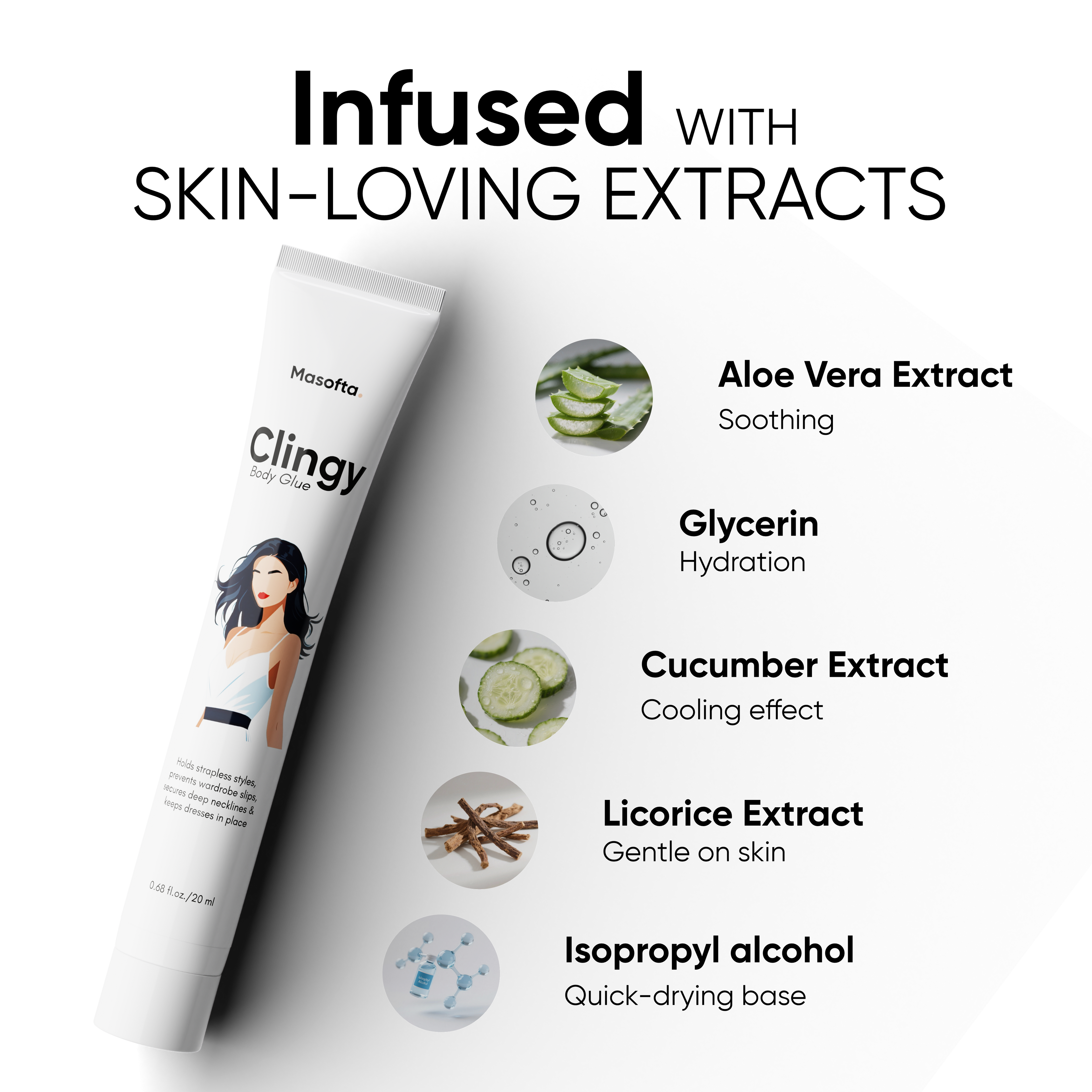 Masofta Clingy Body Glue