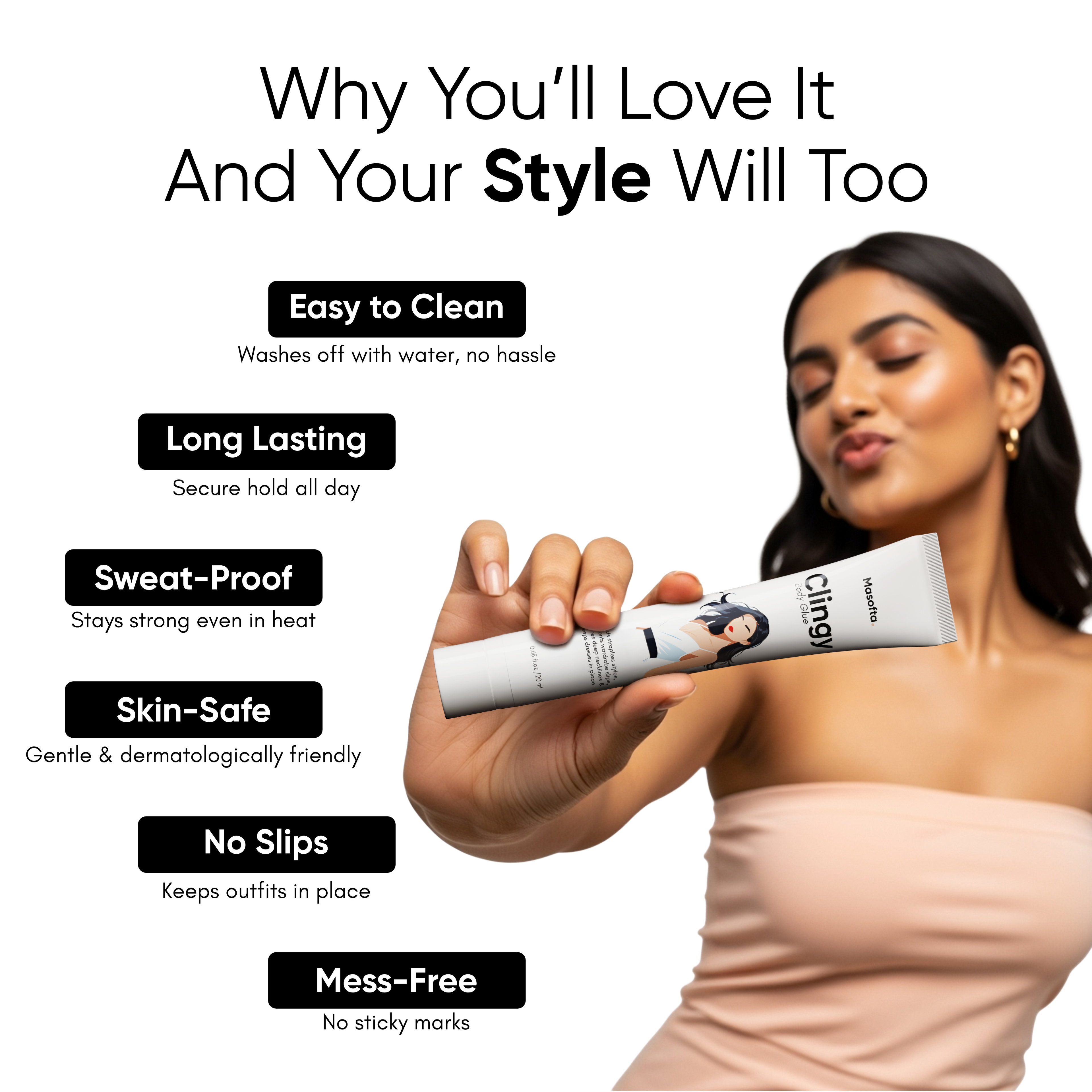 Masofta Clingy Body Glue